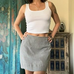 The Limited Gray Mini Skirt vintage